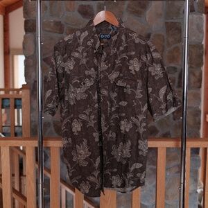 CHAPS Men's XL Short Sleeve Button Down